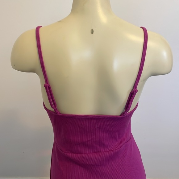 Women's Purple Ribbed Mini Dress - Wild Fable - Picture 3 of 5